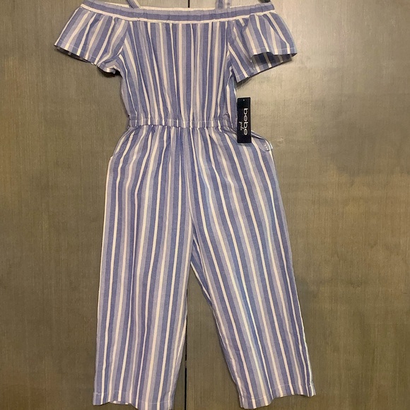 bebe Other - Bebe Striped Detail Denim One Piece Size 14